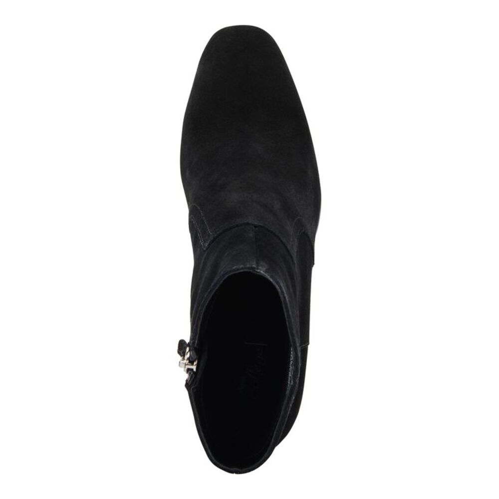 AQUA COLLEGE Womens Black Tora Round Toe Block Heel Heeled Boots 7.5 M - Picture 3 of 4